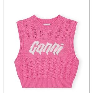 Ganni Pink Knit Top (NEVER WORN - Bought in Europe)